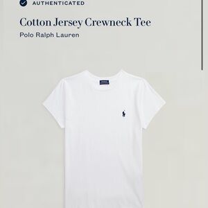 Polo Ralph Lauren White Crewneck T-Shirt